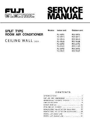 Сервисная инструкция Fujitsu RJ-18FA, 24FB, 30UB, RO-18FA, 24FB, 30UB ― Manual-Shop.ru