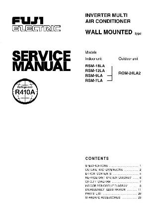 Service manual Fujitsu RSM-7LA, RSM-9LA, RSM-12LA, RSM-18LA, ROM-24LA2 ― Manual-Shop.ru