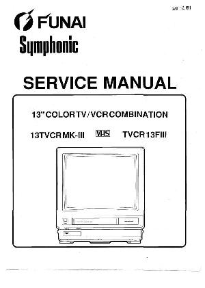 Service manual Funai 13TVCRMKIII TVCR13FIII ― Manual-Shop.ru