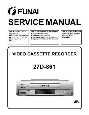 Service manual Funai 27D-861 ― Manual-Shop.ru