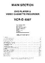 Service manual Funai (AEG) VCR-D4507