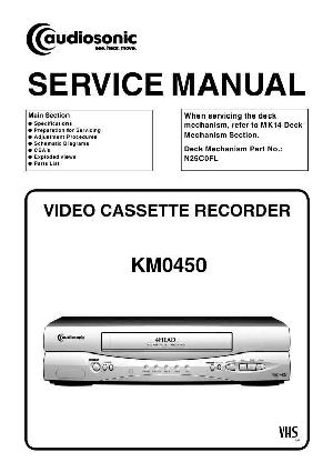 Сервисная инструкция Funai AUDIOSONIC KM0450 ― Manual-Shop.ru