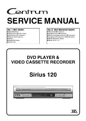 Сервисная инструкция Funai CENTRUM SIRIUS-120 ― Manual-Shop.ru
