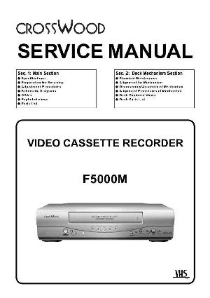 Сервисная инструкция Funai CROSSWOOD F5000M ― Manual-Shop.ru