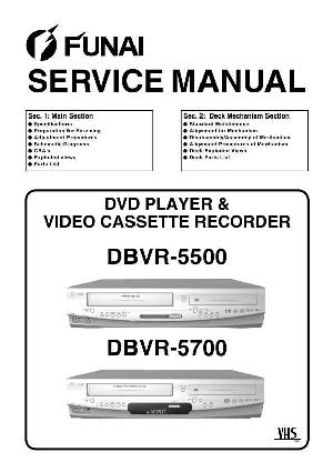 Сервисная инструкция Funai DBVR-5500, DBVR-5700 ― Manual-Shop.ru