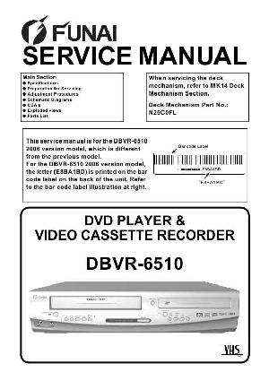 Сервисная инструкция Funai DBVR-6510 (E8BA1BD) ― Manual-Shop.ru