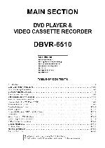 Service manual Funai DBVR-6510 (E8BA1BD)