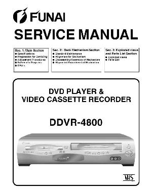 Сервисная инструкция Funai DDVR-4800 ― Manual-Shop.ru