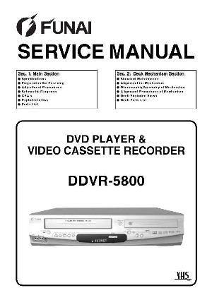 Сервисная инструкция Funai DDVR-5800 (H9703ED) ― Manual-Shop.ru