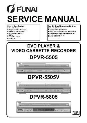 Service manual Funai DPVR-5505, DPVR-5505V, DPVR-5805 (H9776, 77, 78ED) ― Manual-Shop.ru