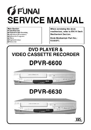 Сервисная инструкция Funai DPVR-6600, DPVR-6630 ― Manual-Shop.ru