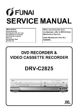 Сервисная инструкция Funai DRV-C2825 ― Manual-Shop.ru