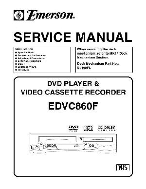Service manual Funai Emerson EDVC860F ― Manual-Shop.ru