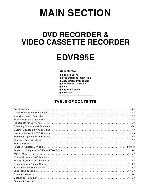 Service manual Funai Emerson EDVR95E