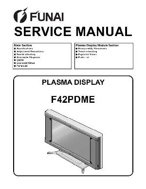 Сервисная инструкция Funai F42PDME ― Manual-Shop.ru