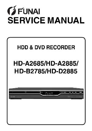 Service manual Funai HD-A2685, HD-A2885, HD-B2785, HD-D2885 ― Manual-Shop.ru