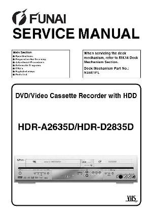 Сервисная инструкция Funai HDR-A2635D, HDR-D2835D ― Manual-Shop.ru