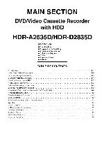 Service manual Funai HDR-A2635D, HDR-D2835D