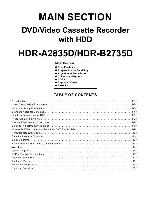 Service manual Funai HDR-A2835D, HDR-B2735D