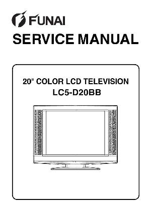 Сервисная инструкция Funai LC5-D20BB ― Manual-Shop.ru