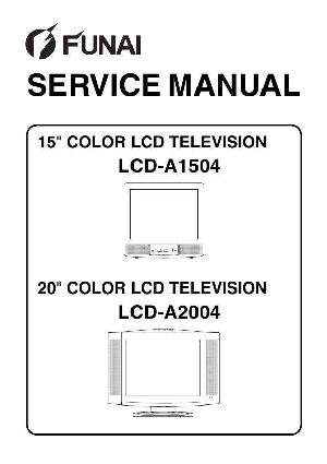 Сервисная инструкция Funai LCD-A1504, LCD-A2004 ― Manual-Shop.ru
