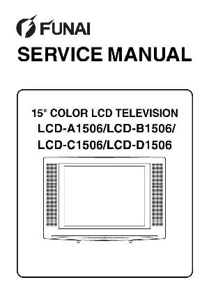 Сервисная инструкция Funai LCD-A1506, LCD-B1506, LCD-C1506, LCD-D1506 ― Manual-Shop.ru