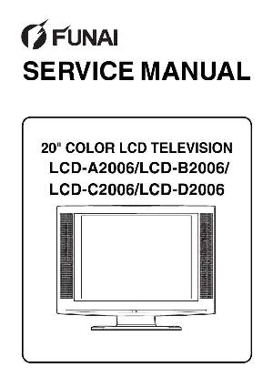 Сервисная инструкция Funai LCD-A2006, LCD-B2006, LCD-C2006, LCD-D2006 ― Manual-Shop.ru
