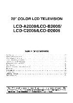 Service manual Funai LCD-A2006, LCD-B2006, LCD-C2006, LCD-D2006