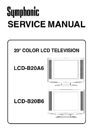 Сервисная инструкция Funai LCD-B20A6, LCD-B20B6 ― Manual-Shop.ru