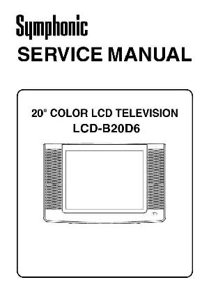 Сервисная инструкция Funai LCD-B20D6 ― Manual-Shop.ru