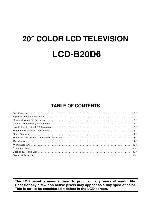 Service manual Funai LCD-B20D6