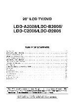 Сервисная инструкция Funai LDD-A2006, LCD-B2006