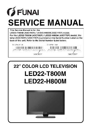 Service manual Funai LED22-H800M, T800M ― Manual-Shop.ru