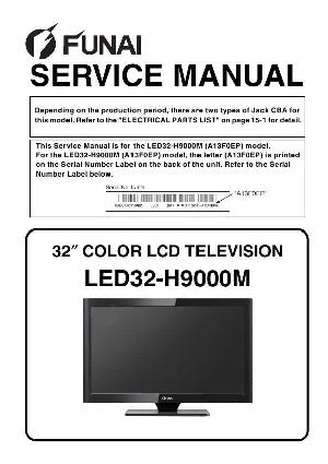 Сервисная инструкция Funai LED32-H9000M ― Manual-Shop.ru