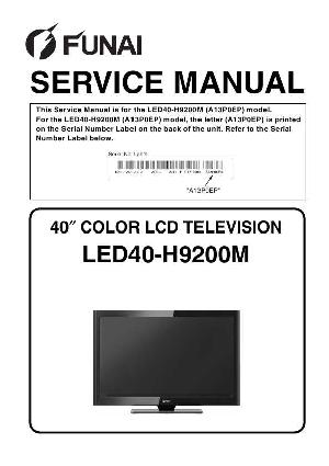 Сервисная инструкция Funai LED40-H9200M ― Manual-Shop.ru