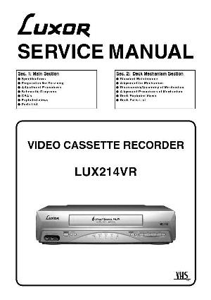 Service manual Funai LUXOR LUX214VR ― Manual-Shop.ru