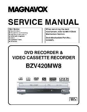 Service manual Funai Magnavox BZV420MW8 ― Manual-Shop.ru