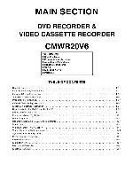 Service manual Funai Magnavox CMWR20V6
