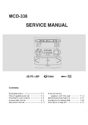 Сервисная инструкция Funai MCD-338  ― Manual-Shop.ru