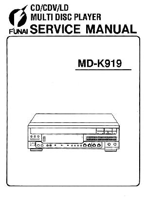 Сервисная инструкция Funai MD-K919 ― Manual-Shop.ru