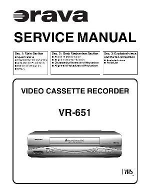 Service manual Funai ORAVA VR-651 ― Manual-Shop.ru