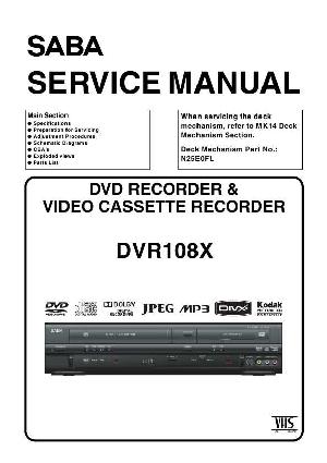 Сервисная инструкция Funai SABA DVR108X ― Manual-Shop.ru