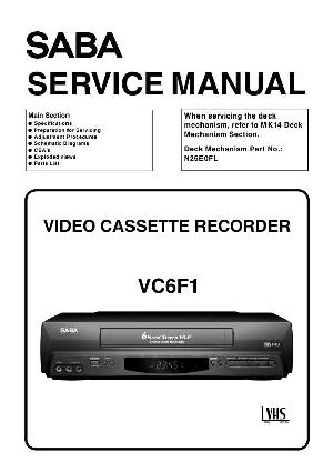 Service manual Funai SABA VC6F1 ― Manual-Shop.ru