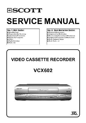 Service manual Funai SCOTT VCX602 ― Manual-Shop.ru