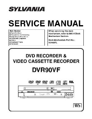 Сервисная инструкция Funai Sylvania DVR90VF ― Manual-Shop.ru