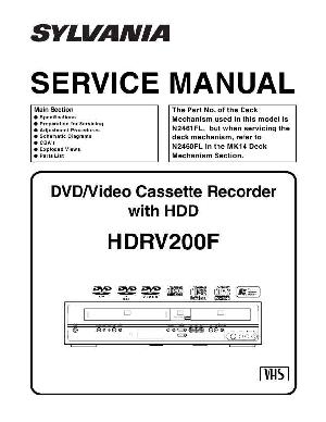Service manual Funai Sylvania HDRV200F ― Manual-Shop.ru
