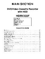Service manual Funai Sylvania HDRV200F