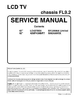 Service manual Funai SYLVANIA LC427SSX, шасси FL9.2 ― Manual-Shop.ru
