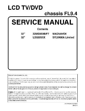 Сервисная инструкция Funai SYLVANIA LD320SSX, шасси FL9.4 ― Manual-Shop.ru