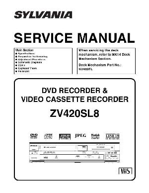 Service manual Funai Sylvania ZV420SL8 ― Manual-Shop.ru
